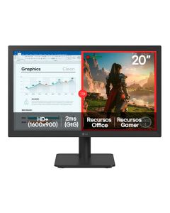 Monitor LG 20" Full HD TN 75Hz 2ms - 20U401A-B