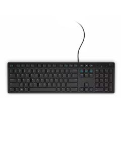 Teclado Dell KB216 CSG Multimídia com Fio Preto - 580-ADIN