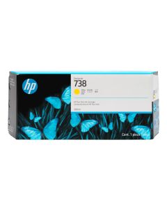 Cartucho de Tinta HP 738 Amarelo PLUK 300ml - 676M8A