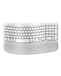 Teclado Logitech WAVE KEYS Branco padrão US - 920-012282