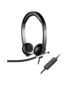 Headset Logitech H650e Estéreo com Conexão USB para Videoconferência - 981-000518