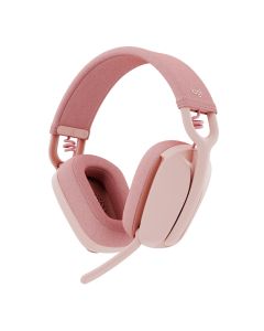 Headset Logitech Zone Vibe 100 Rosé sem Fio - 981-001223