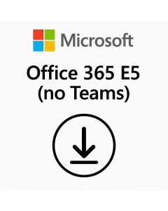 Office 365 E5 No Teams Anual Microsoft CSP CFQ7TTC0LF8S-01J