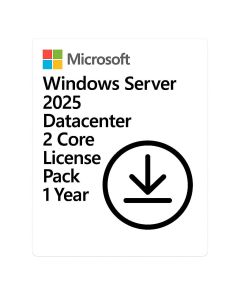 Windows Server 2025 Microsoft Datacenter 2 Core License Pack 1 Ano CSP - DG7GMGF0PWHD-002