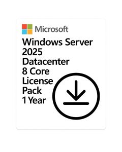 Windows Server 2025 Microsoft Datacenter 8 Core License Pack 1 Ano CSP - DG7GMGF0PWHD-003