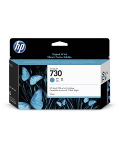 Cartucho de Tinta HP 730 Ciano PLUK 130 ml P2V62A