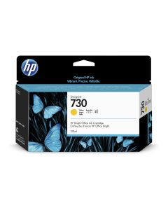 Cartucho de Tinta HP 730 Amarelo PLUK 130 ml P2V64A