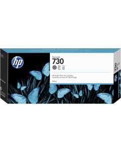 Cartucho de Tinta HP 730 Cinza PLUK 300 ml P2V72A