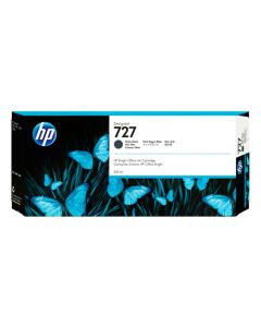 Cartucho de Tinta HP 727 Preto Fosco PLUK 300ml - C1Q12A