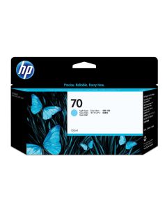 Cartucho de Tinta HP 70 Ciano Claro PLUK 130 ml C9390A