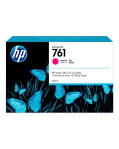 Cartucho de Tinta HP 761 Magenta PLUK 400 ml - CM993A