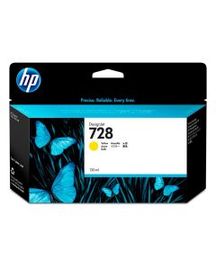 Cartucho de Tinta HP 728 Amarelo PLUK 130ml - F9J65A