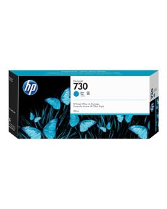 Cartucho de Tinta HP 730 Ciano PLUK 300 ml - P2V68A
