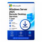 Windows Server 2025 Microsoft Remote Desktop Services 1 Usuário CAL Perpétuo CSP - DG7GMGF0PWHB-004